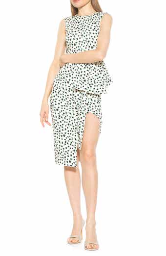 Alexia Admor Valeri Asymmetric Ruffle Cocktail Dress