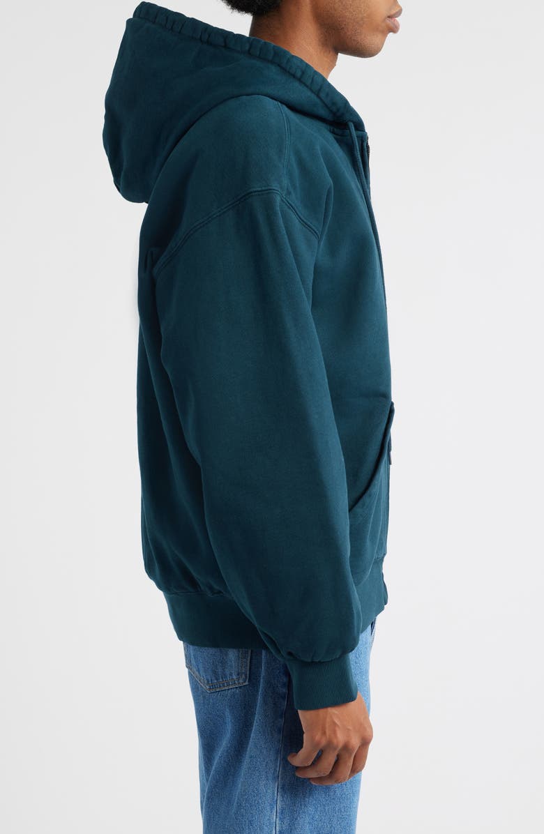 Carhartt Work In Progress Hooded Vista Jacket, Alternate, color, Deep Lagoon Garment Dyed