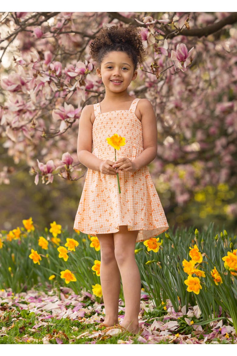 Tangerine Twirl Sleeveless Dress, Alternate, color, Orange