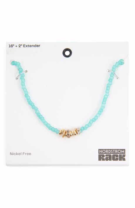 NORDSTROM RACK Beaded Rondelle Necklace