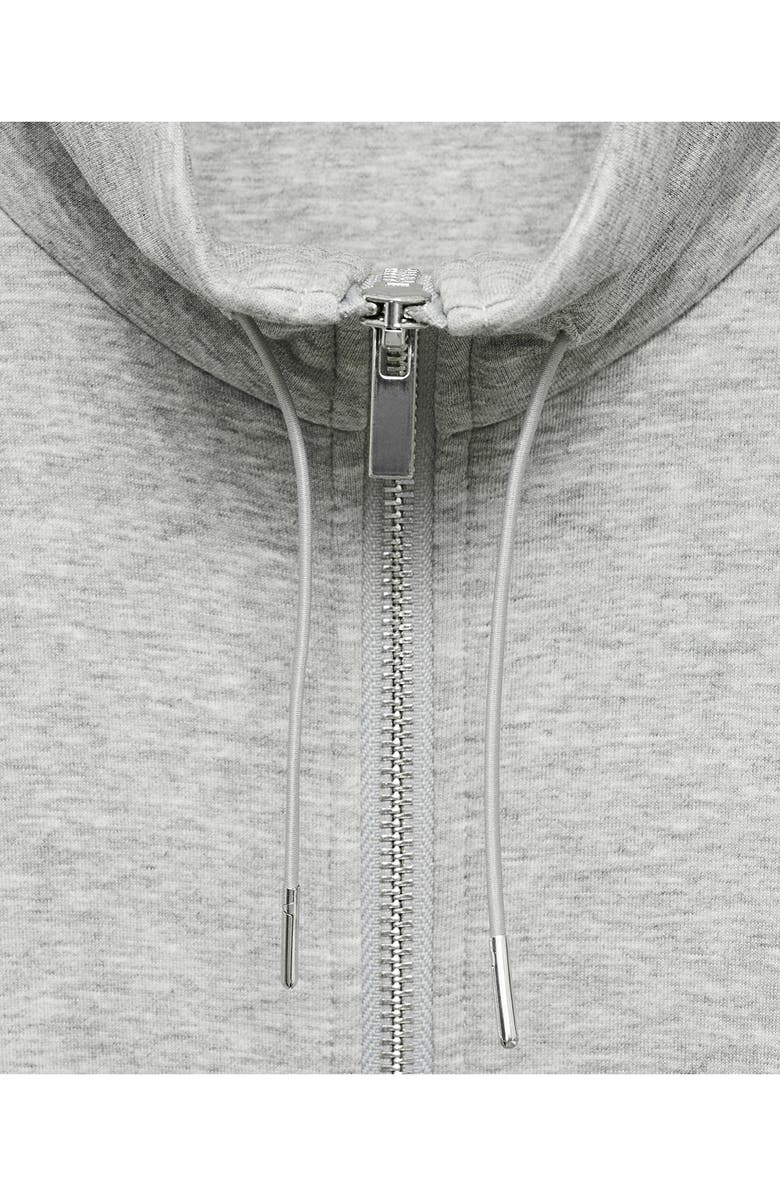 MANGO Cotton Blend Fleece Poncho Jacket, Alternate, color, 