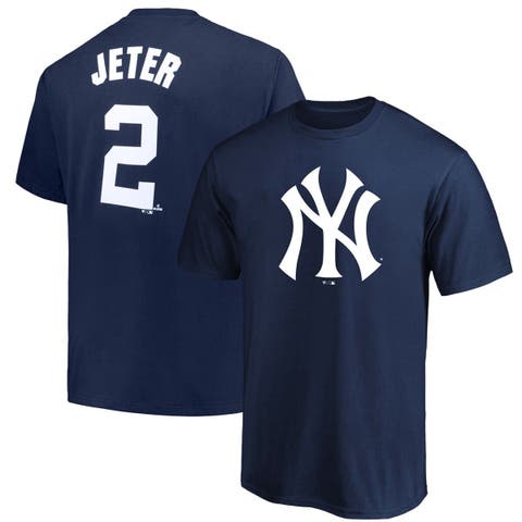 Men's Derek Jeter Navy New York Yankees Big & Tall Name & Number T-Shirt