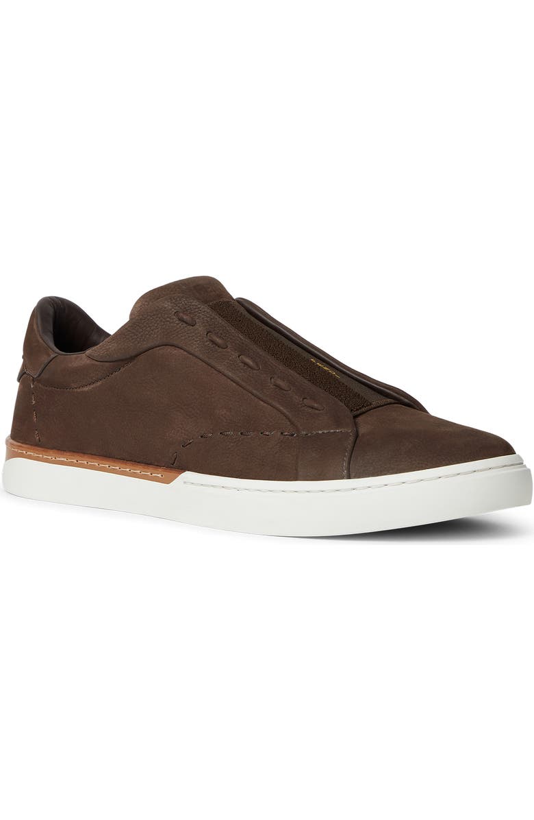 Fendi City Low Top Sneaker, Main, color, Brown