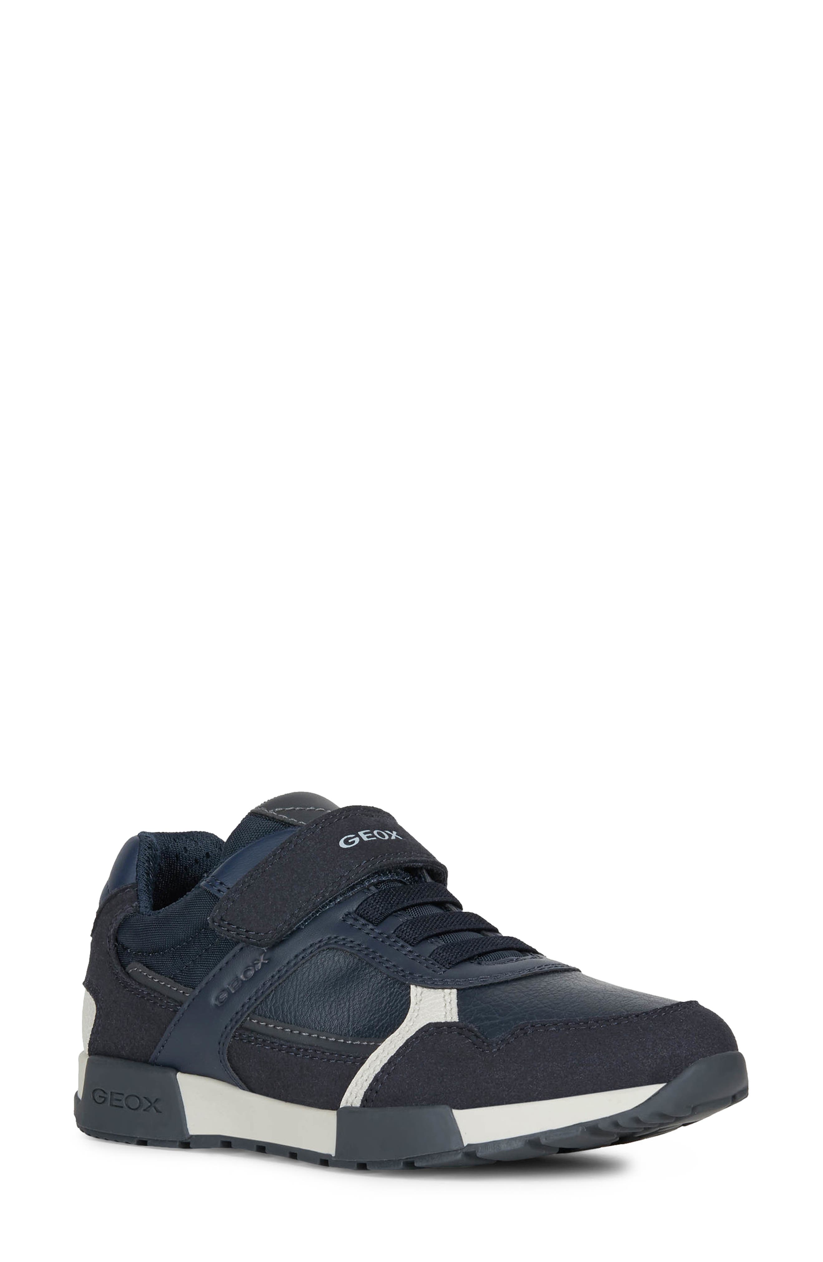 Geox Kids' Alfier Sneaker, Main, color, 