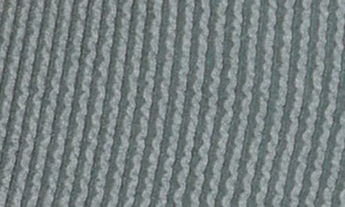 Shop 24seven Comfort Apparel Textured Stripe Knit Button-up Shirt In Green