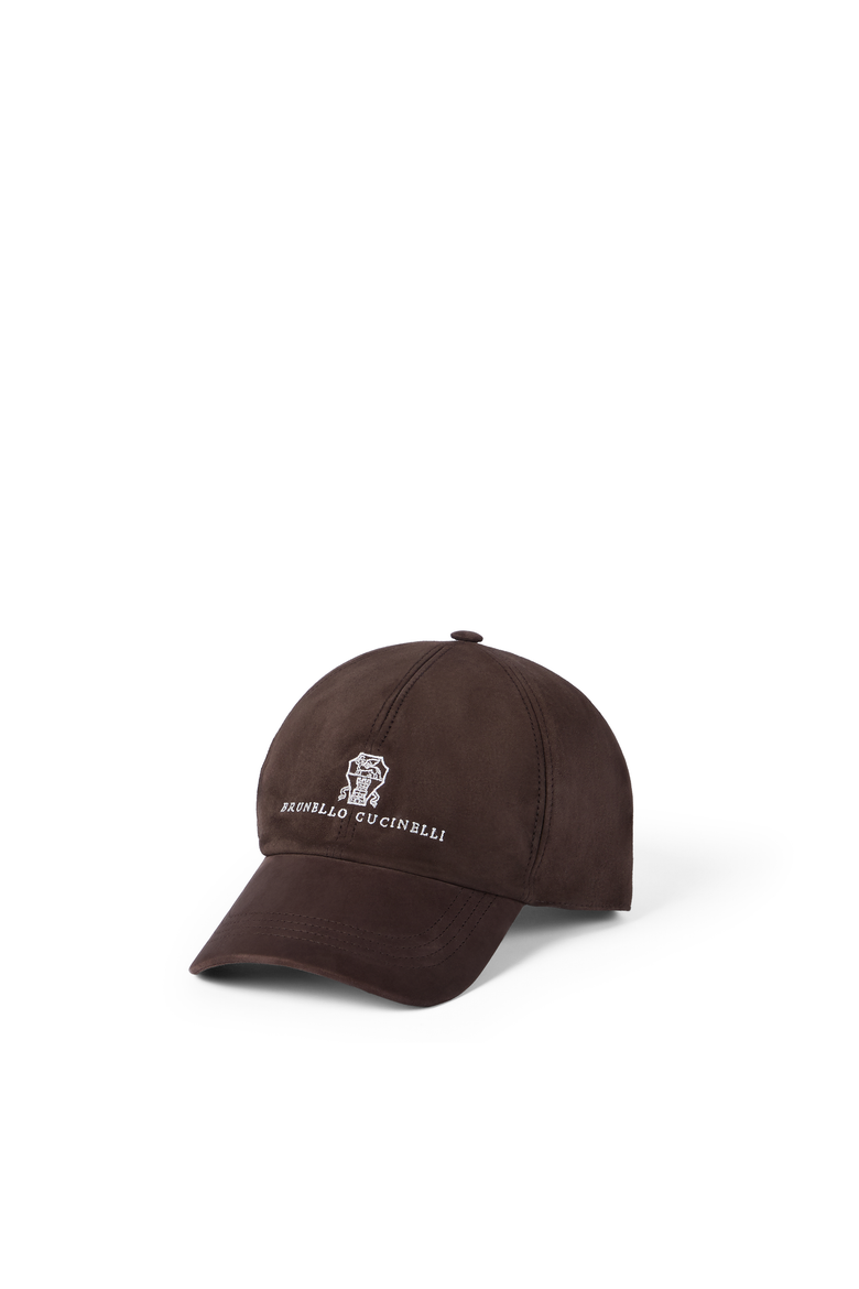 Suede baseball cap, Main, color, Coffee