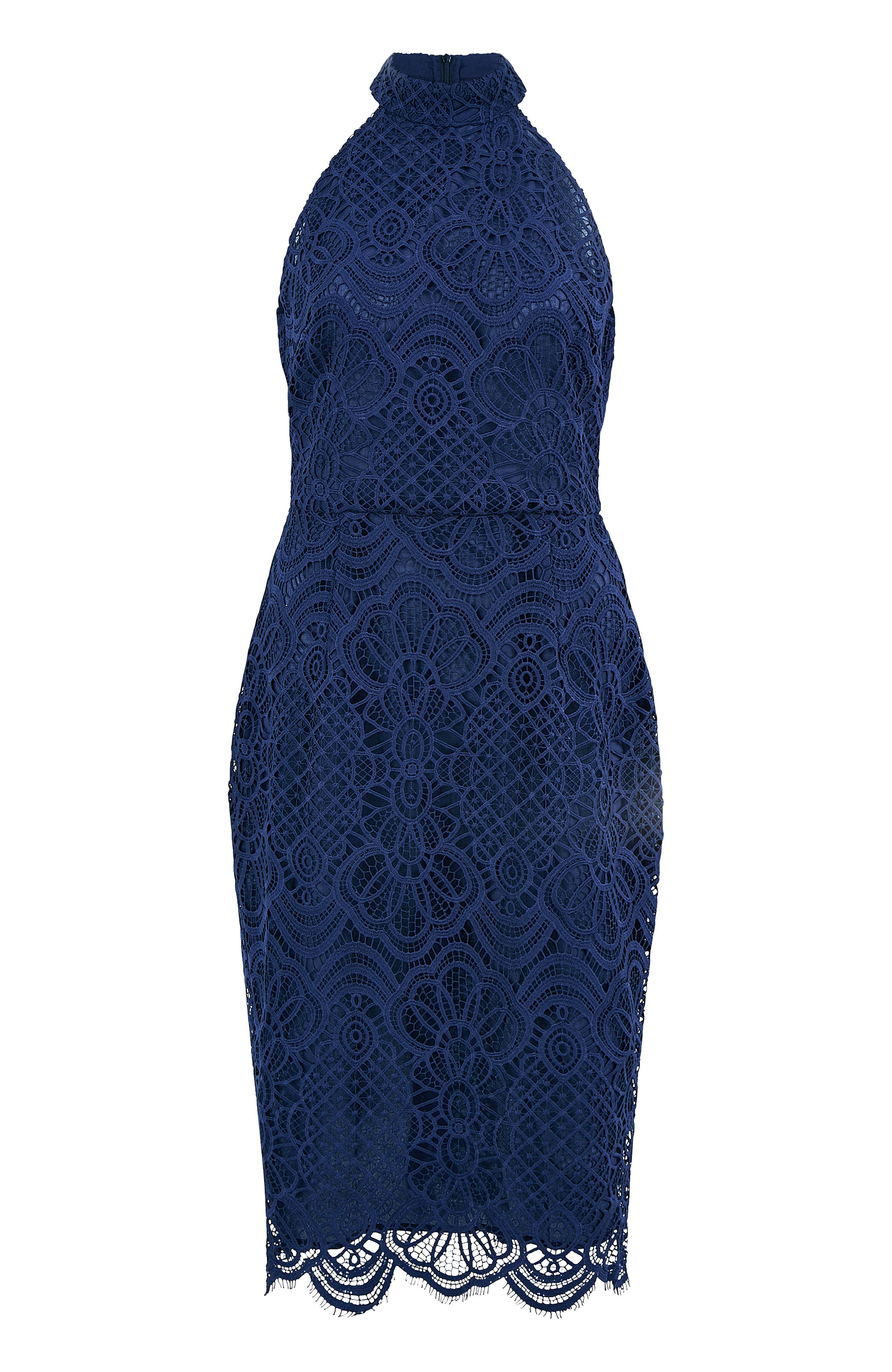 Lace Halter Neck Dress - image 2