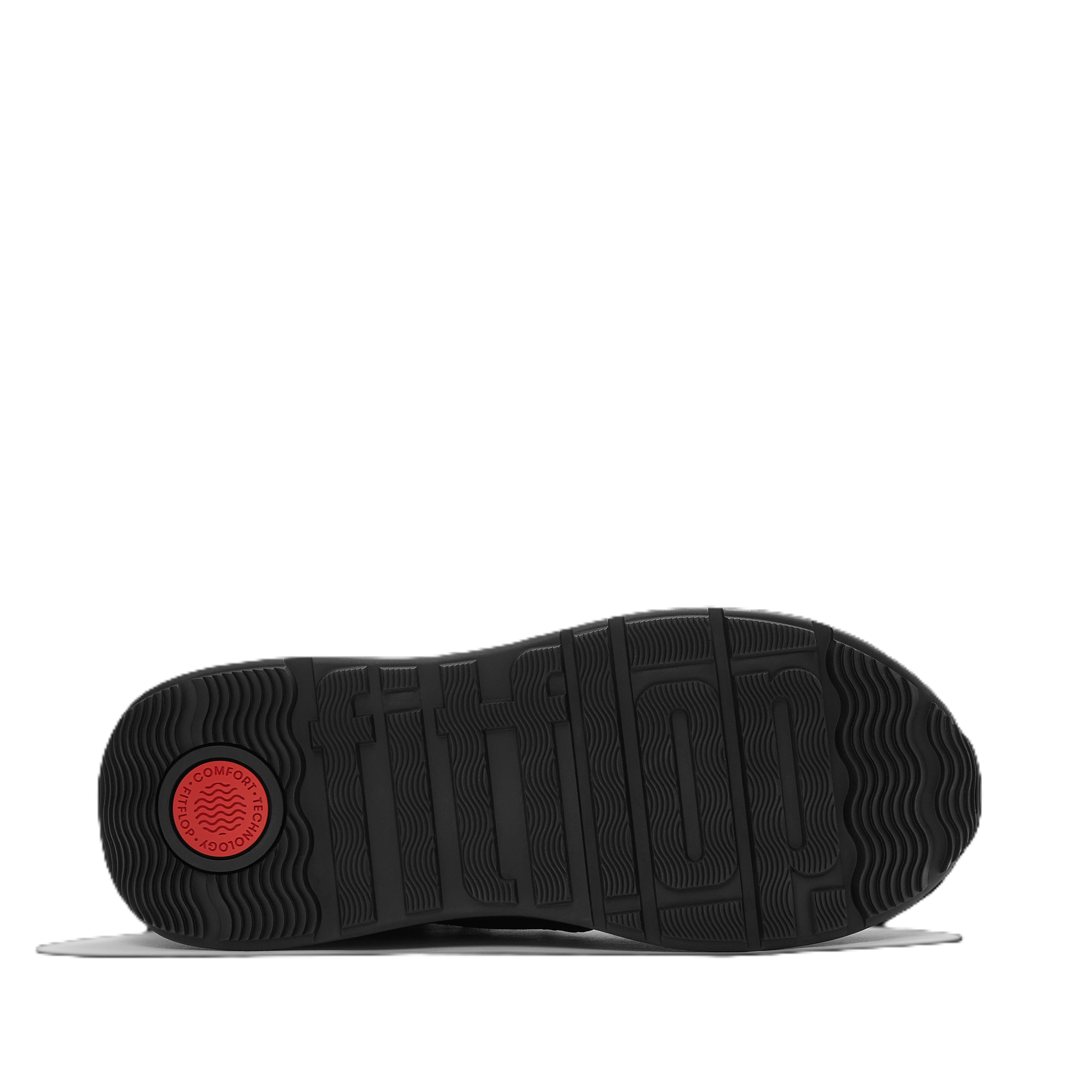 FitFlop F Mode Teddy Collar Booties, Alternate, color, All Black