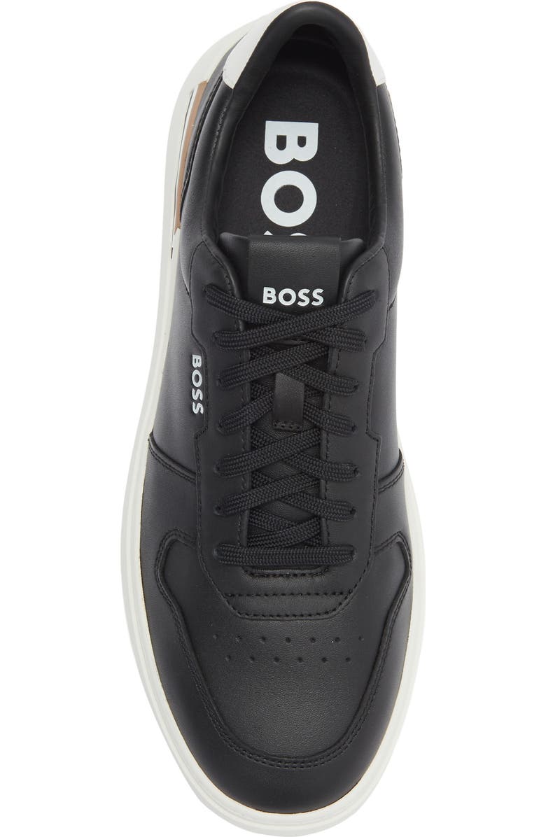 BOSS Clint Tenn Low Top Sneaker, Alternate, color, Black