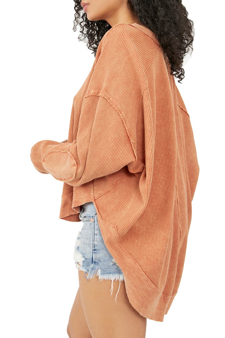 We the Free Owen Thermal Knit Top, Alternate, color, AUTUMN WILDFLOWER