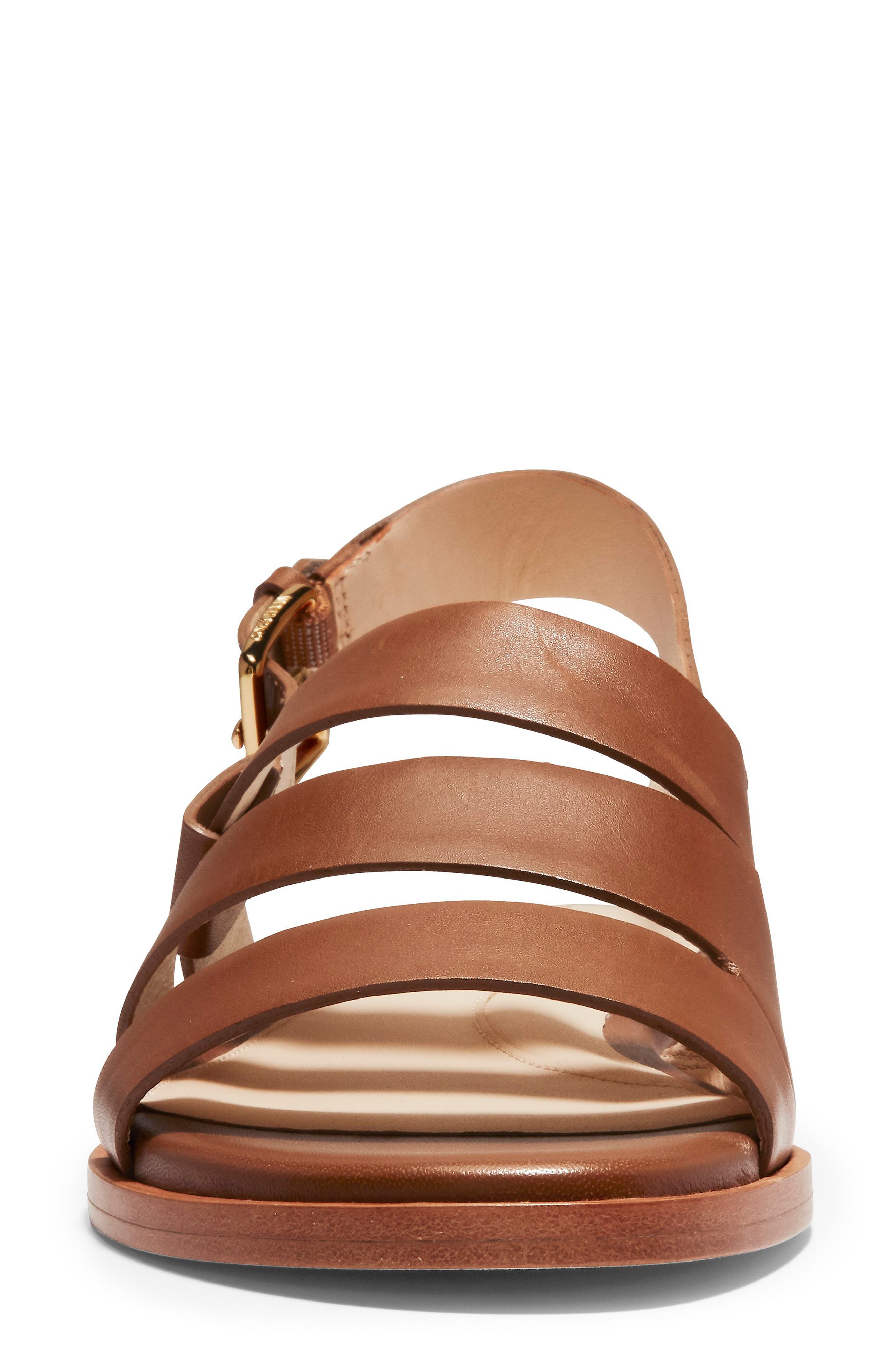Anela Sandal, Alternate, color, TAN LEATHER