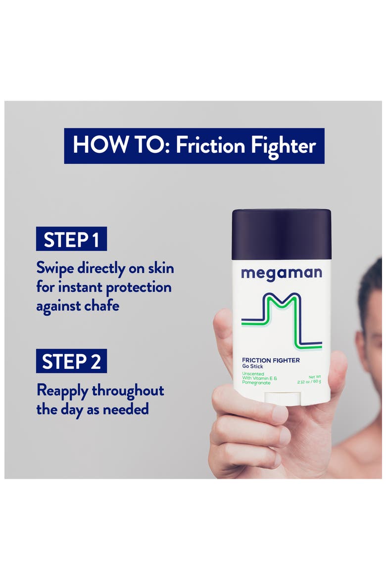 Megaman Friction Fighter Anti Chafe Go Stick, Alternate, color, NONE