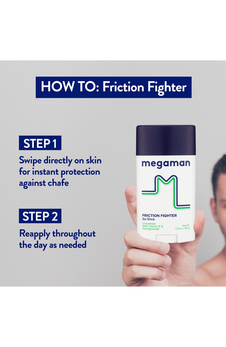 Megababe Megaman Friction Fighter Anti Chafe Go Stick, Alternate, color,