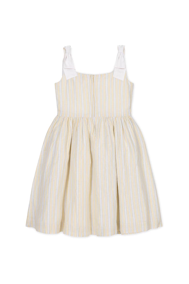 linen dress with bow Aisle Linen Bow Dress