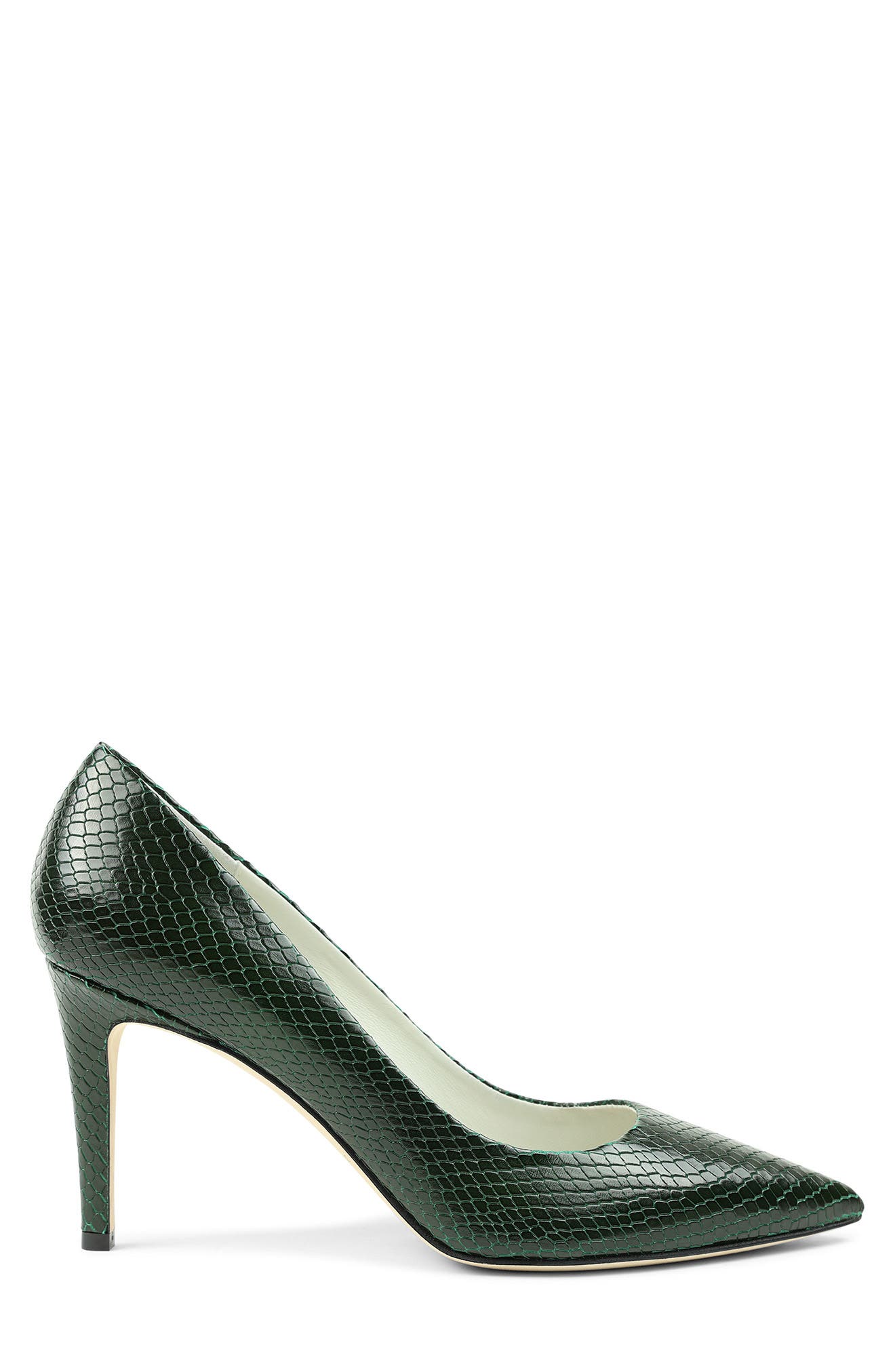 Telma Snakeskin Embossed Pump, Alternate, color, EMRALD VIPER