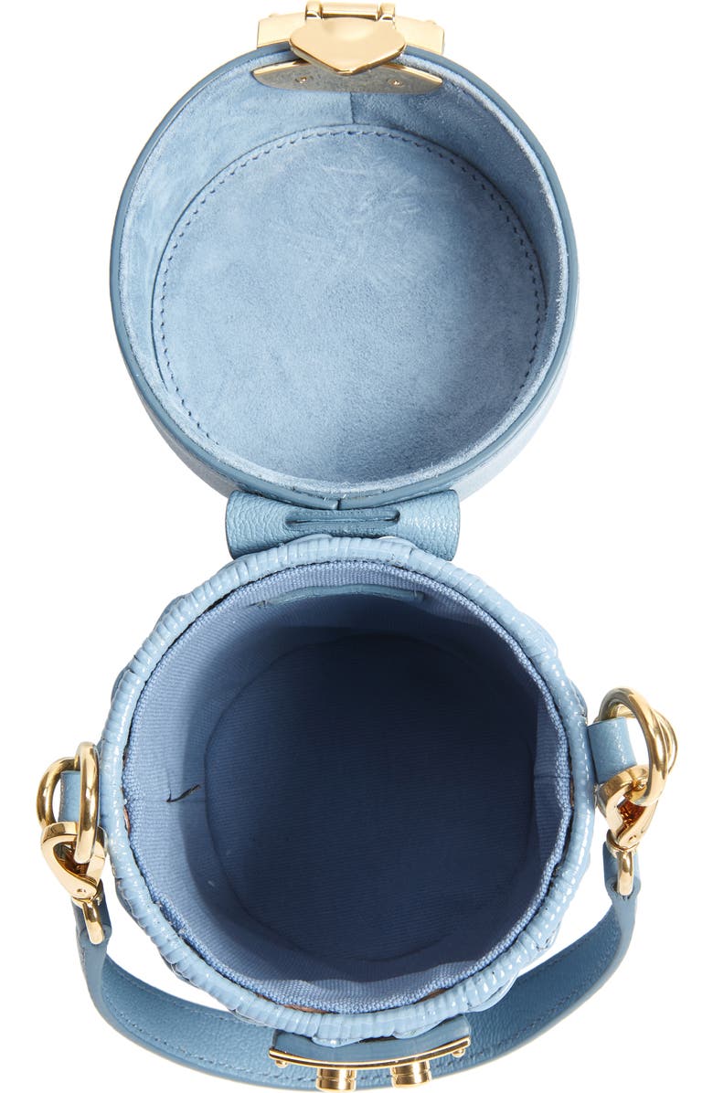 Miu Miu Wicker Canteen Crossbody Bag, Alternate, color,