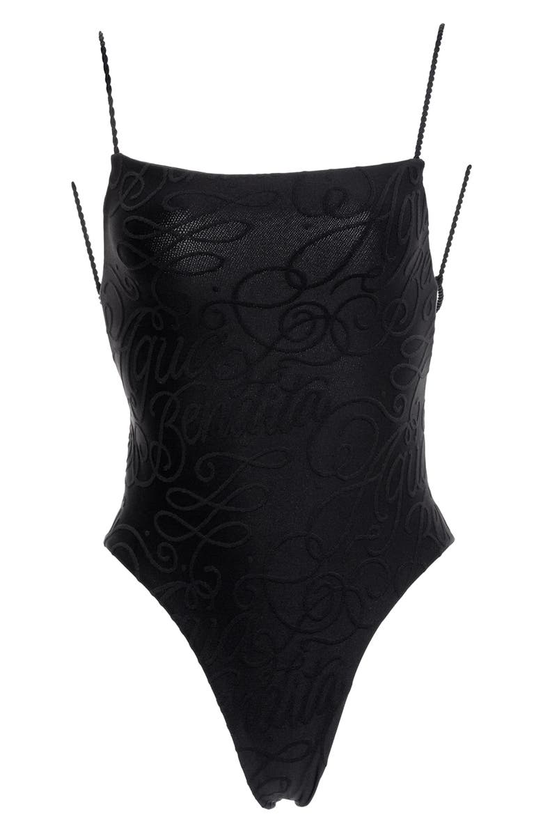 Agua Bendita Kali Solids One-Piece Swimsuit, Alternate, color, Black