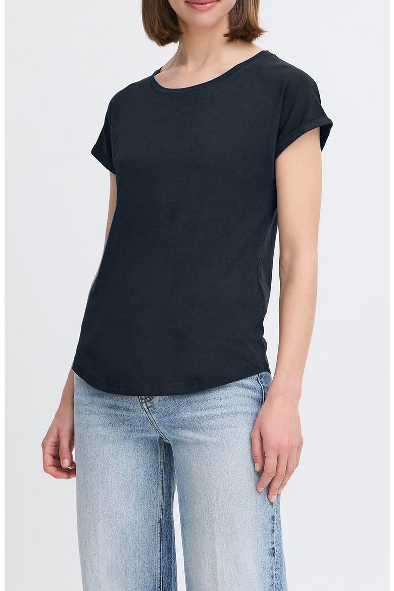 Pamila Cotton T-Shirt, Main, color, COPENHAGN NIGHT