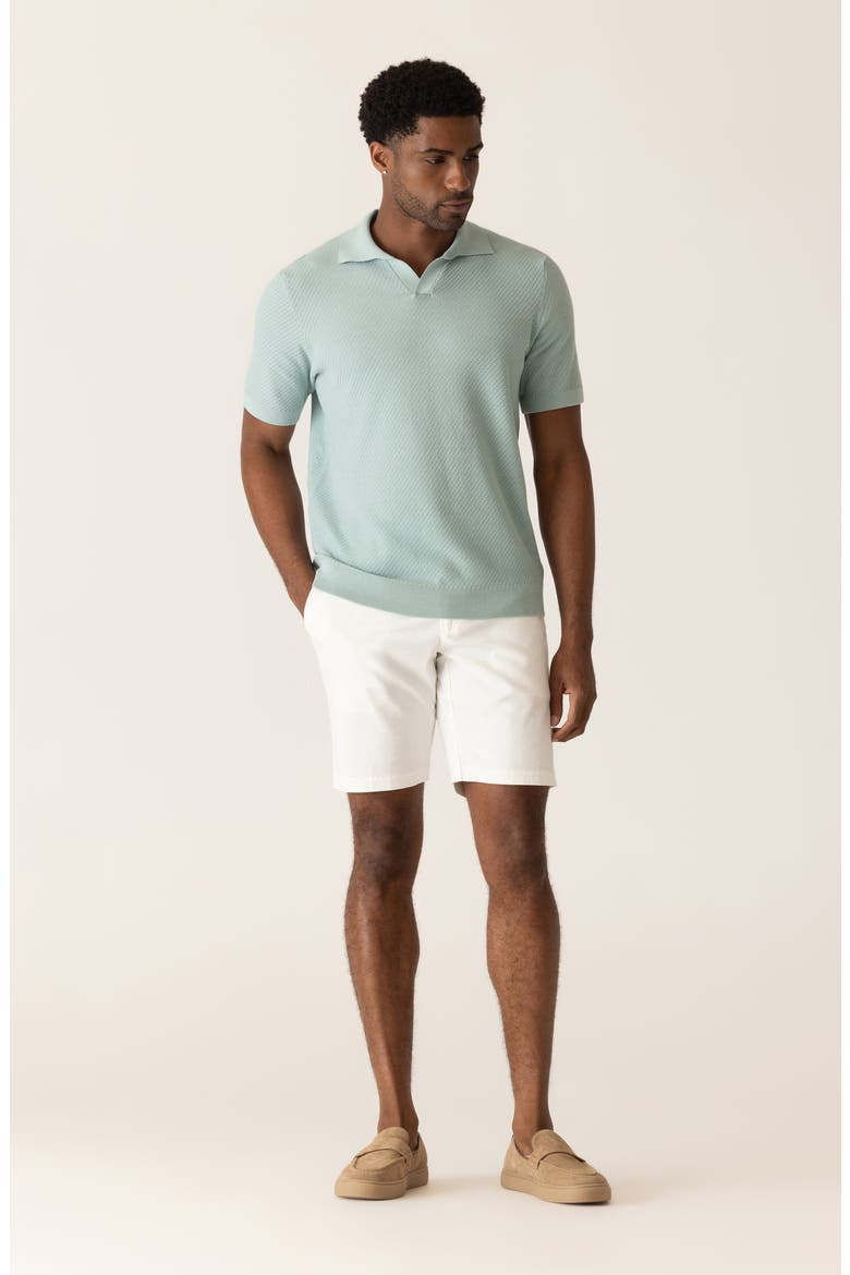 Modern Texture Knit Polo, Alternate, color, PALM