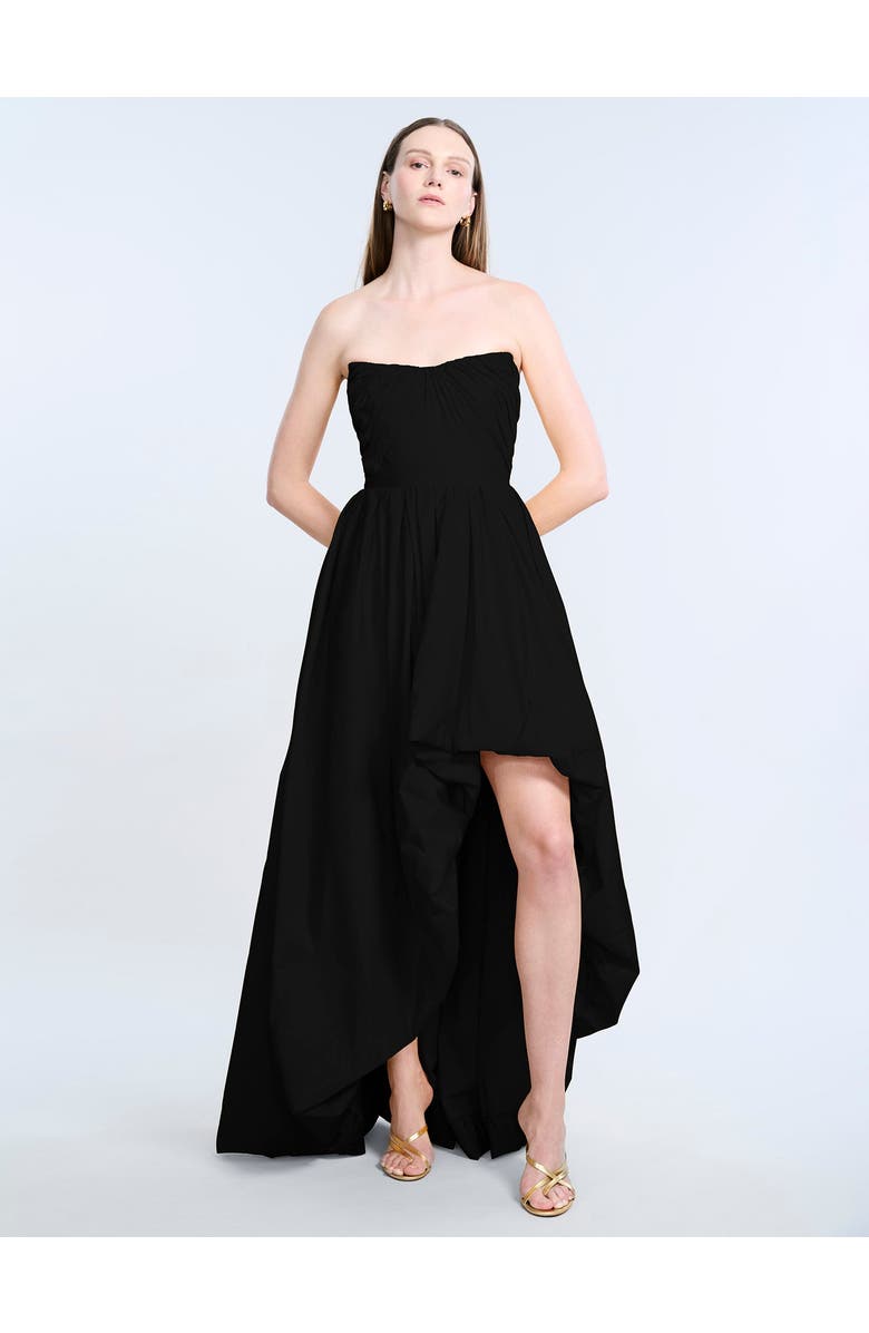 BCBGMAXAZRIA High Slit Ball Gown, Alternate, color, Black