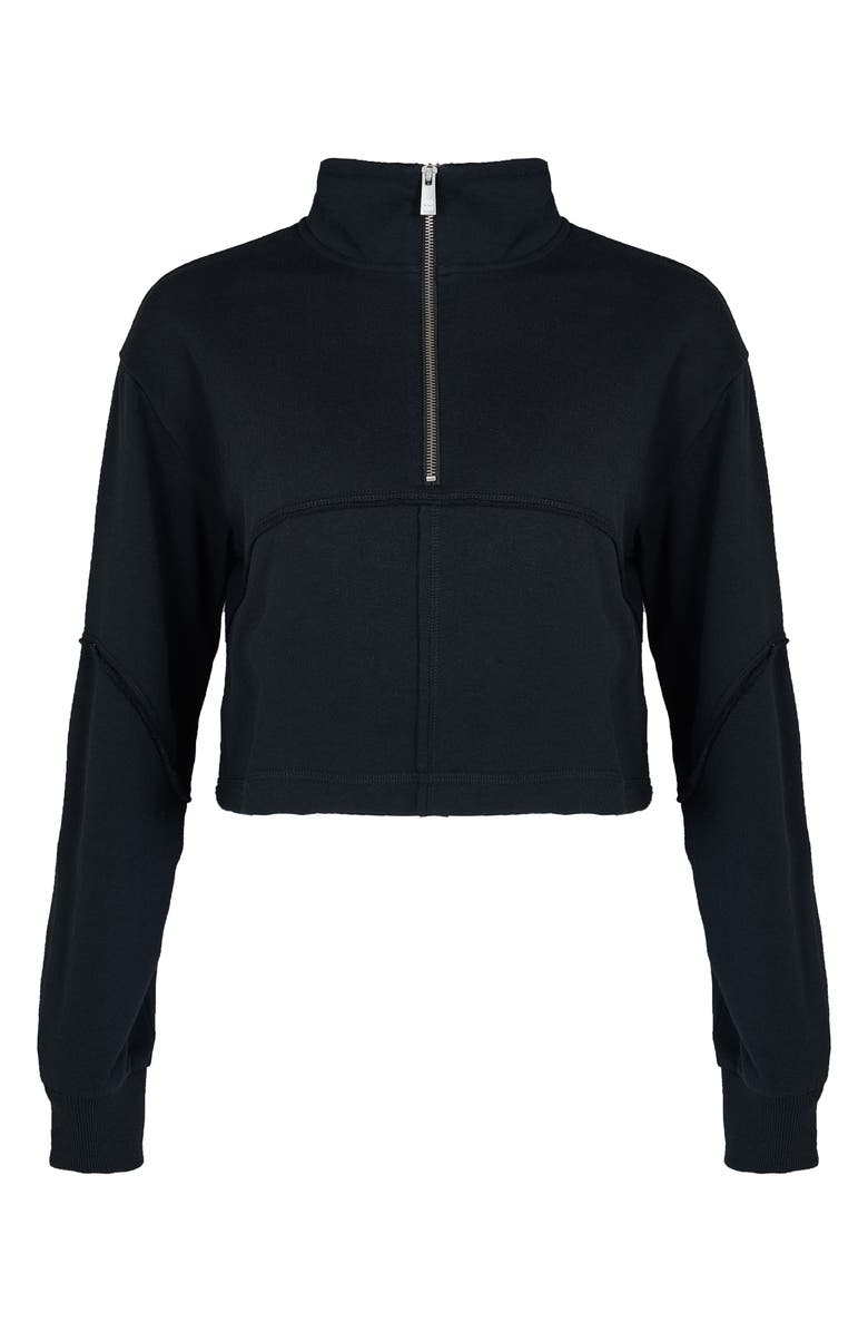 Sweaty Betty Revive Half Zip Crop Sweatshirt, Alternate, color,