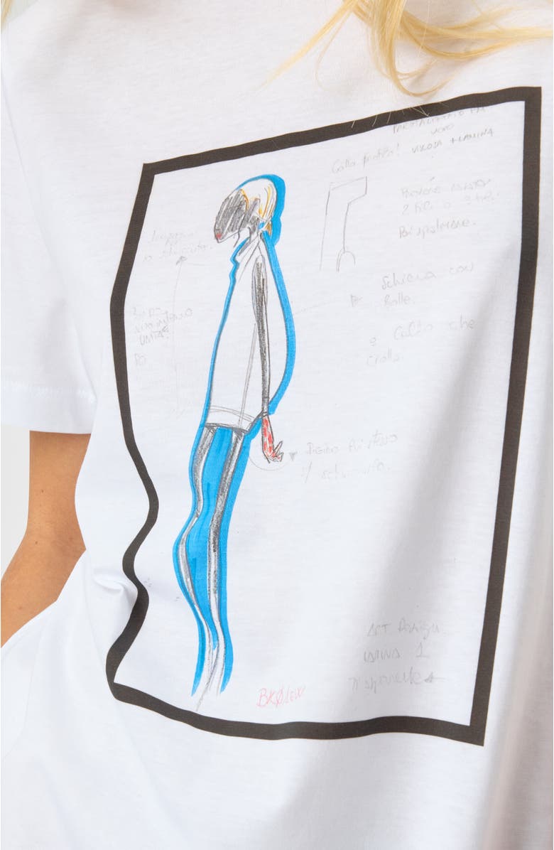 Missoni Printed Jersey T-shirt, Alternate, color, White