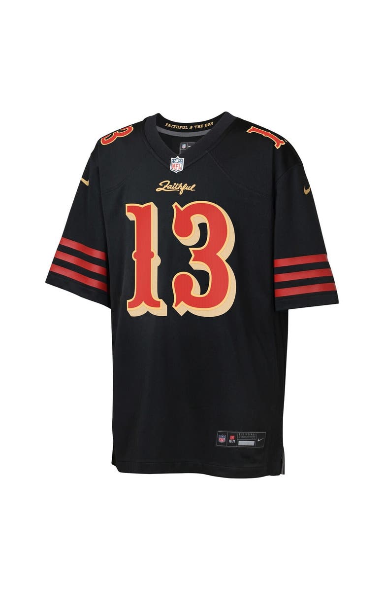 Nike Youth Nike Brock Purdy Black San Francisco 49ers 2025 Rivalries Collection Game Jersey, Alternate, color, Black