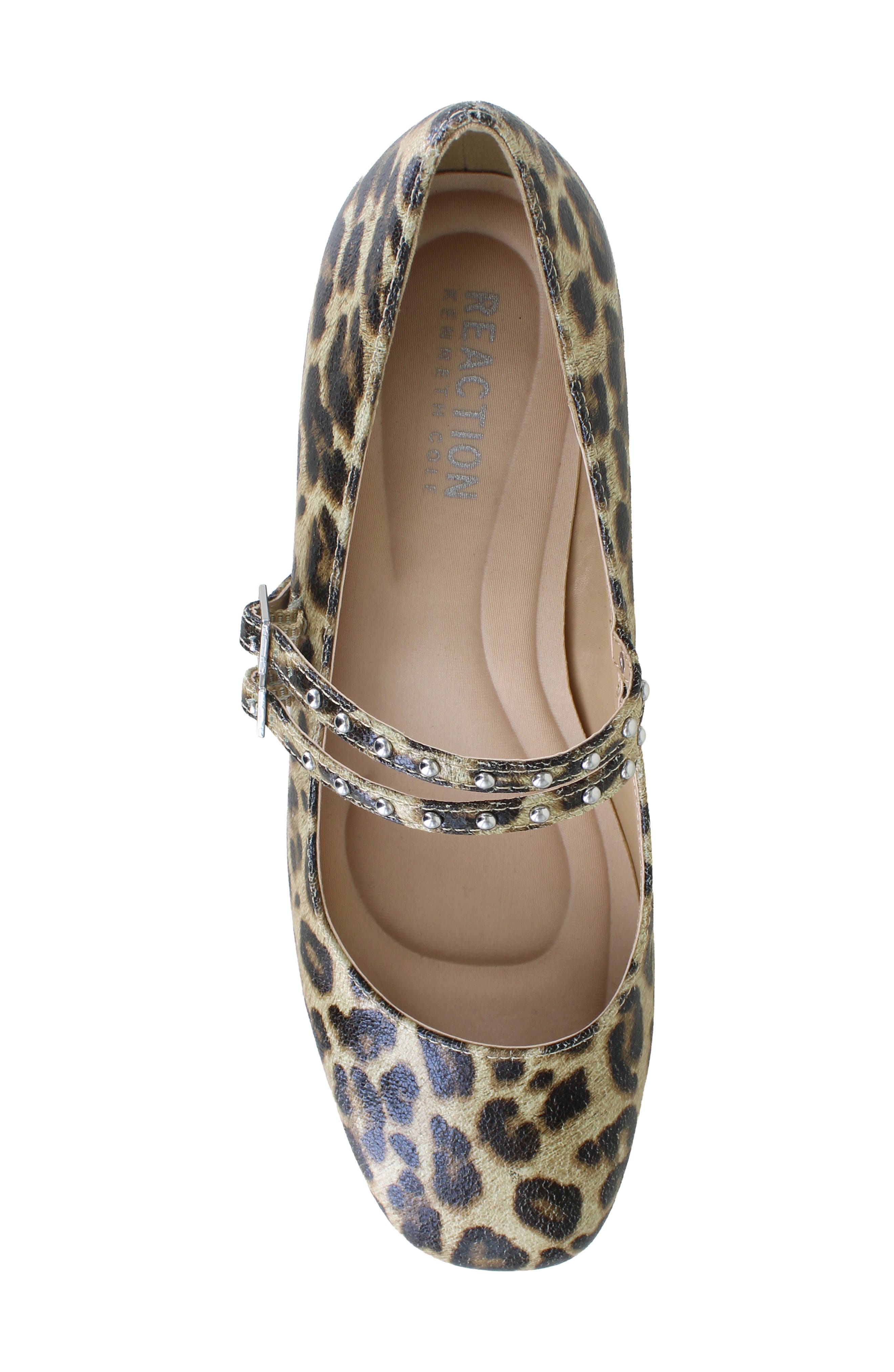 Reaction Kenneth Cole Leeann Mary Jane Pump, Alternate, color, Leopard Patent