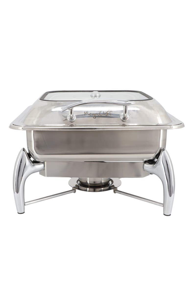 Stainless Steel Professional Chafing Dish/Food Warmer/Buffet Server Serving Dish, Alternate, color, Silver