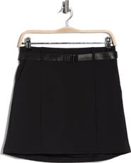 Bernardo Knit Gabardine Skort