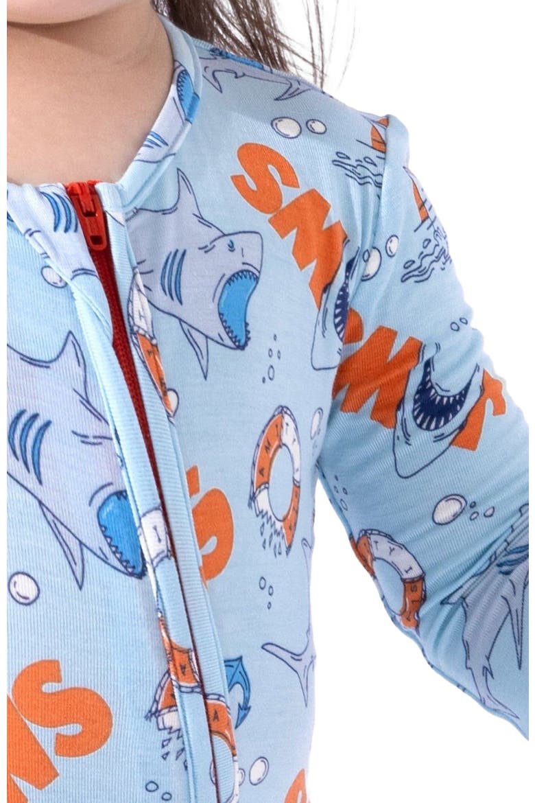 Baby JAWS Convertible Footie, Alternate, color, JAWS