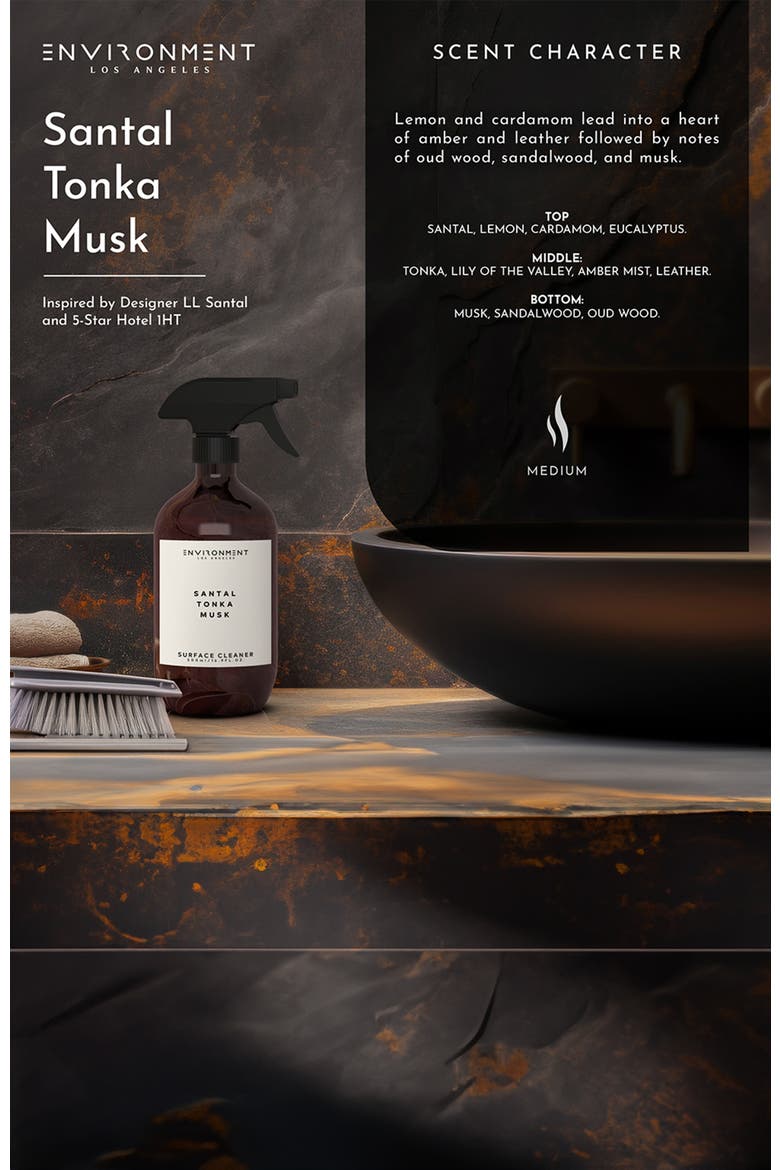 Inspired by 5-Star Luxury Hotel Surface Cleaner, Alternate, color, Santal | Tonka | Musk