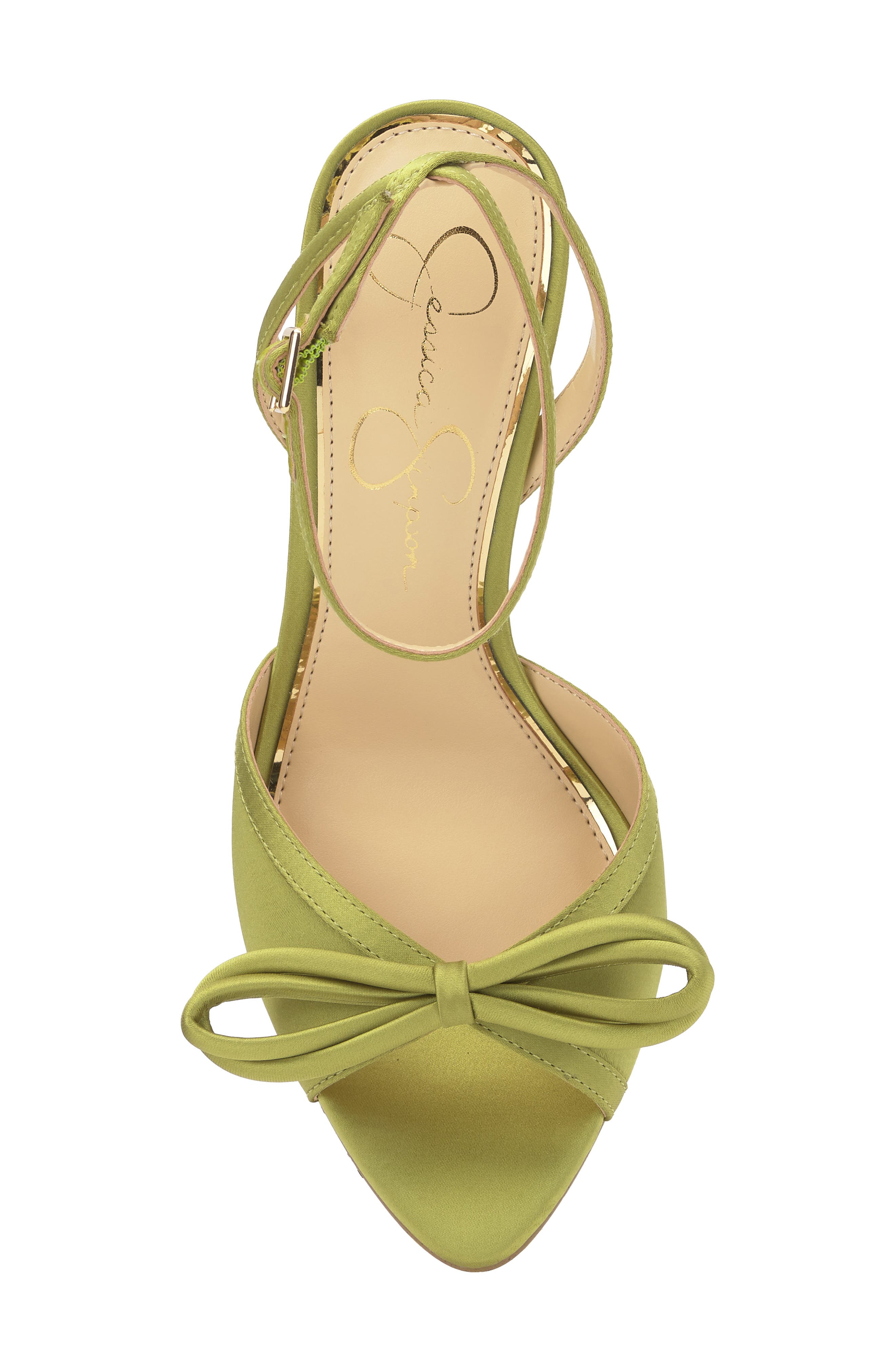 Jessica Simpson Norlira Ankle Strap Sandal, Alternate, color, Meadow Green
