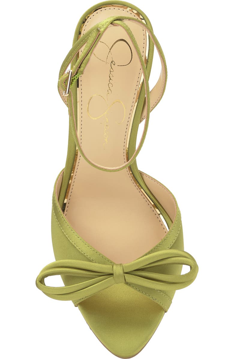 Jessica Simpson Norlira Ankle Strap Sandal, Alternate, color, Meadow Green