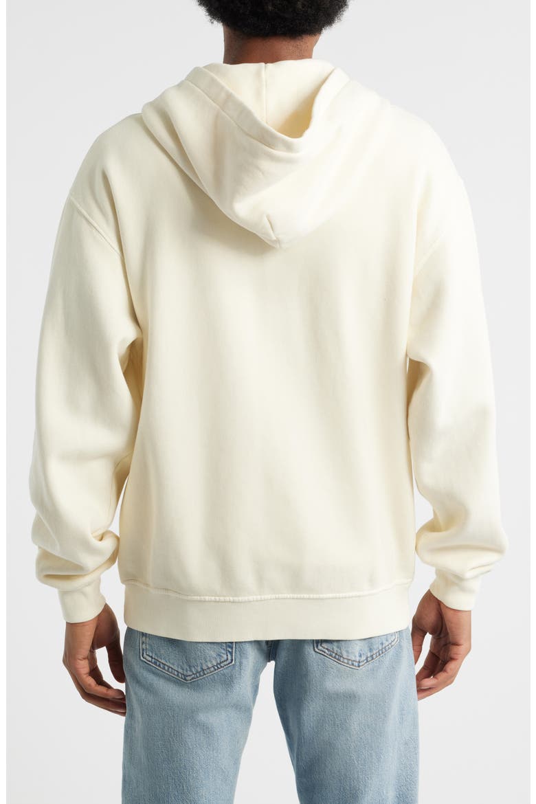 Motel Cotton Zip Hoodie, Alternate, color, BONE