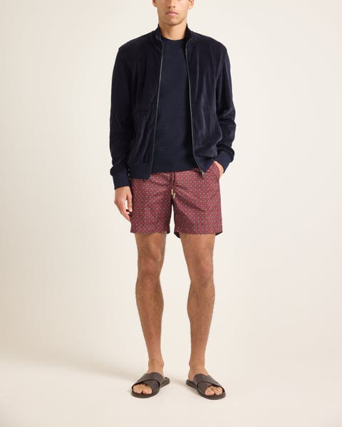 Cassian Velour Classic-Fit Sweatshirt