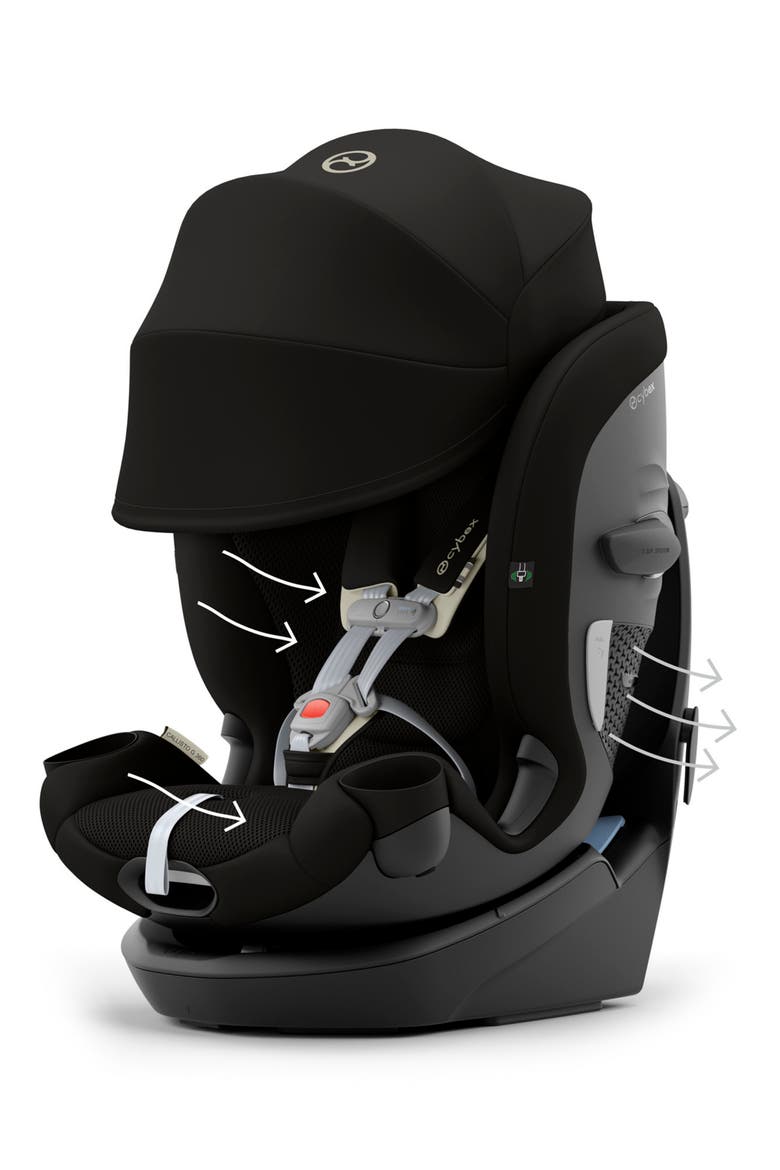 Callisto G 360 All-in-One Car Seat, Alternate, color, MOON BLACK