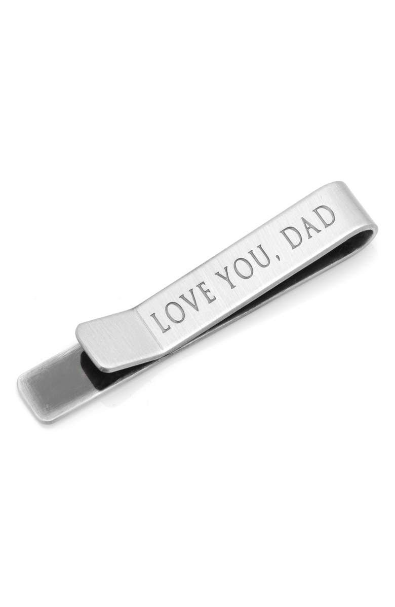 Cufflinks, Inc. I Love You Dad Tie Bar, Main, color,