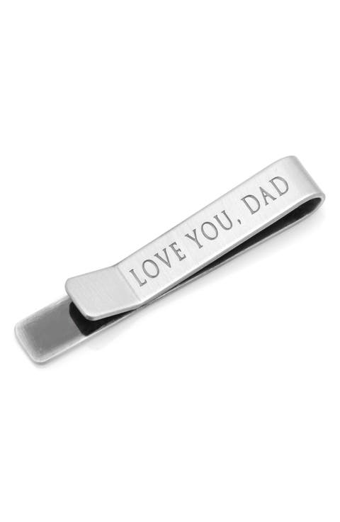 I Love You Dad Tie Bar