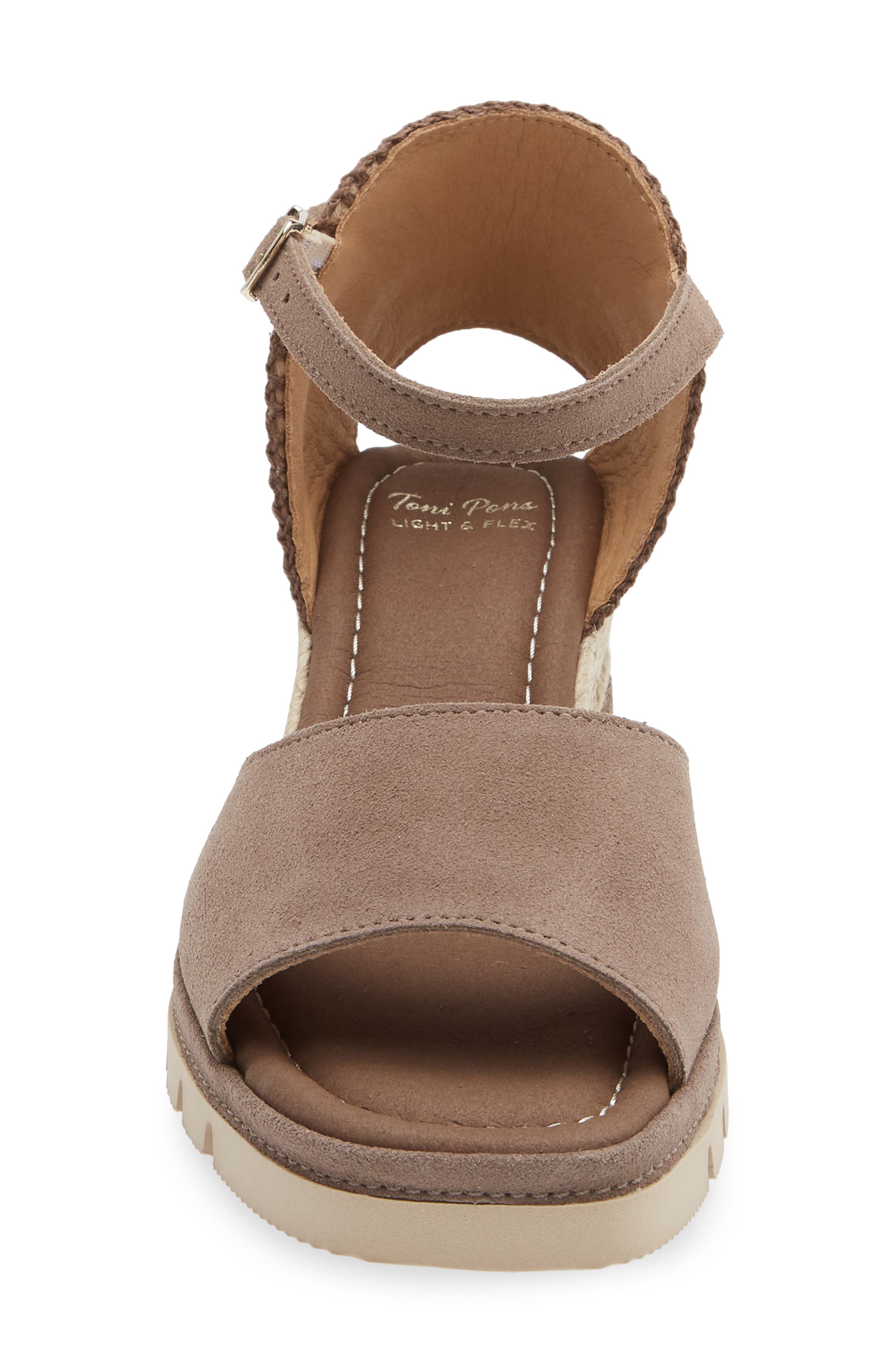 Toni Pons Brisa Espadrille Wedge Sandal, Alternate, color, Taupe