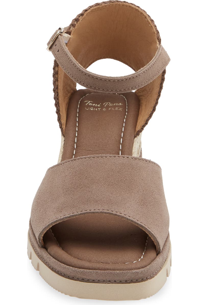 Toni Pons Brisa Espadrille Wedge Sandal, Alternate, color, Taupe