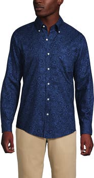 Lands' End Traditional Fit No Iron Twill Shirt