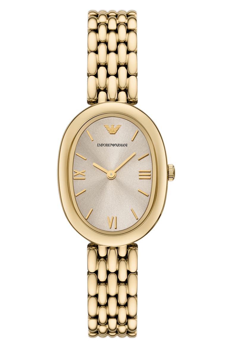Large Sinfonia Bracelet Watch, 26mm x 34mm, Main, color, GOLD