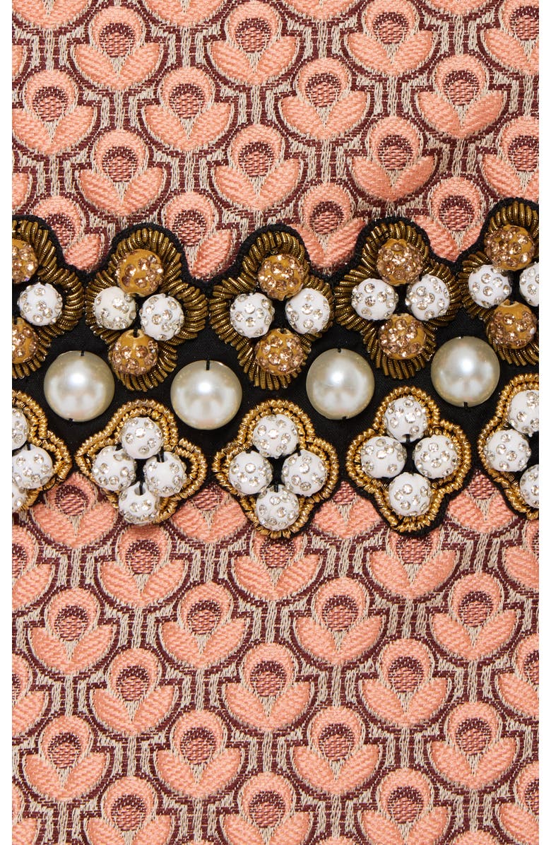 La DoubleJ Ella Mini Dress Embroidered, Alternate, color, Tulip Jacquard Pale Pink