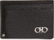 FERRAGAMO Revival Calfskin Leather Card Case
