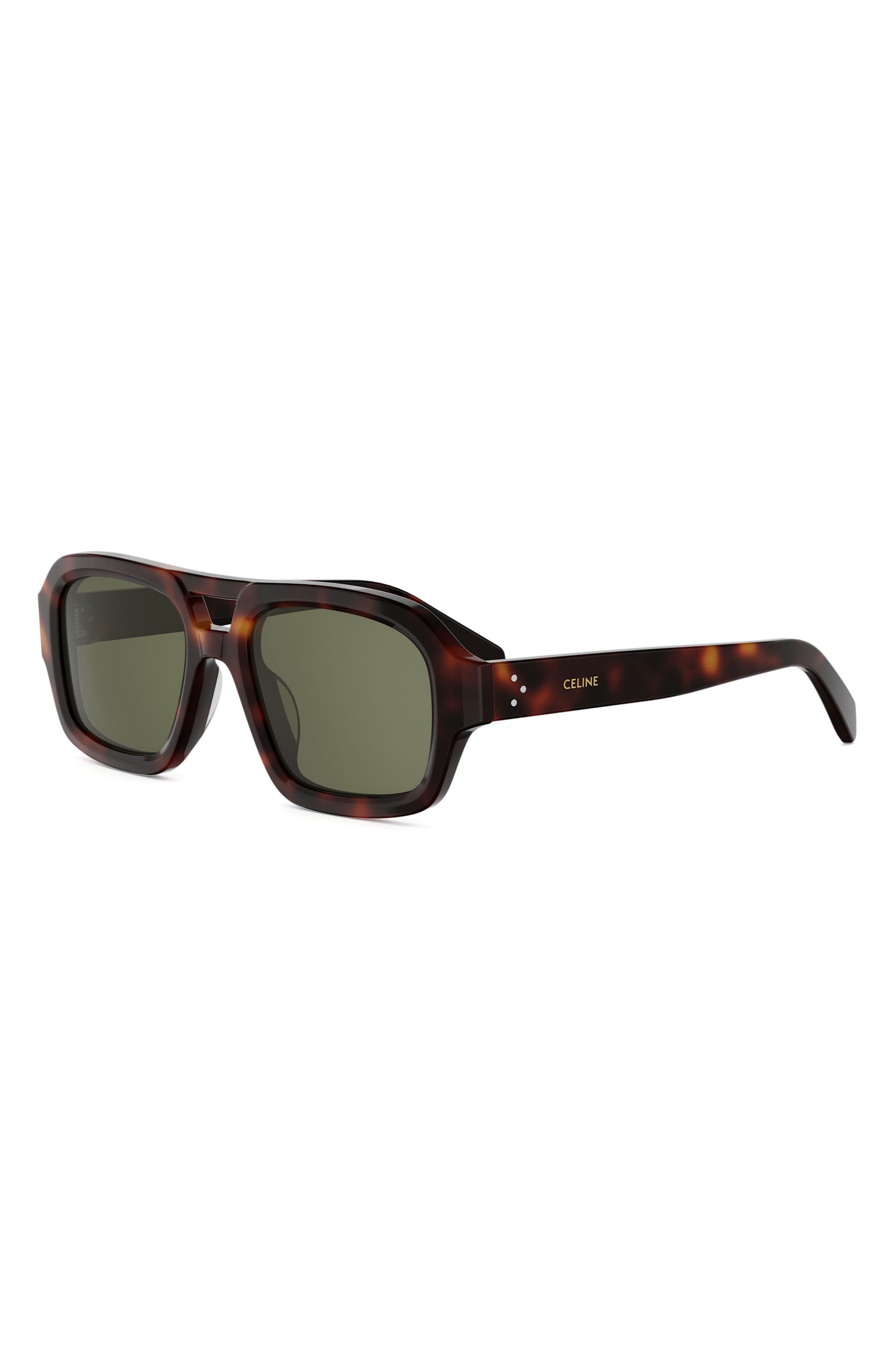 Женские солнцезащитные очки CELINE 3 Dots 53mm Pilot Sunglasses — фото 2