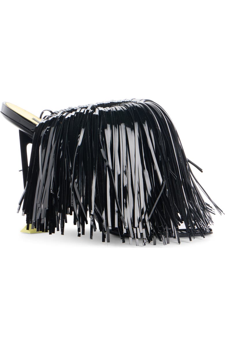 Givenchy Boudoir Fringe Sandal, Alternate, color, Black