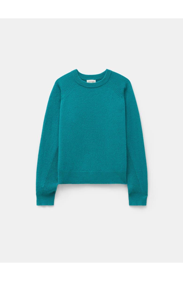 Hush Jasmine Cashmere Rib Detail Sweater, Alternate, color, Green