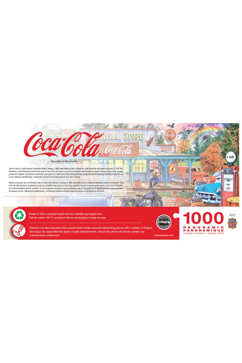 Coca-Cola Stop-n-Sip 1000pc Pano Puzzle, Alternate, color, Multicolor