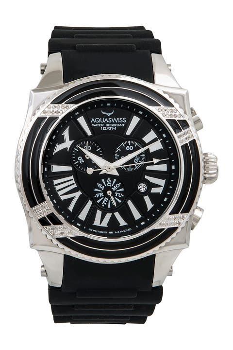 Men's Swissport XG D Diamond Sporty Watch, 63mm - 0.75 ctw